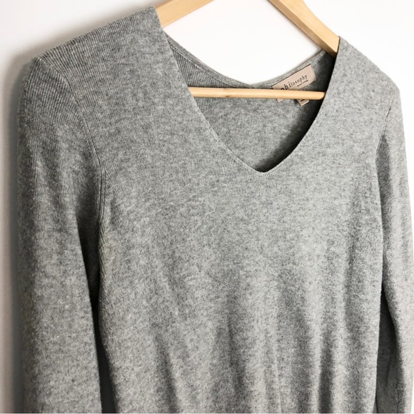 Philosophy Gray Knit Pullover Sweater Top Office Professional Warm Winter - Picture 6 of 9